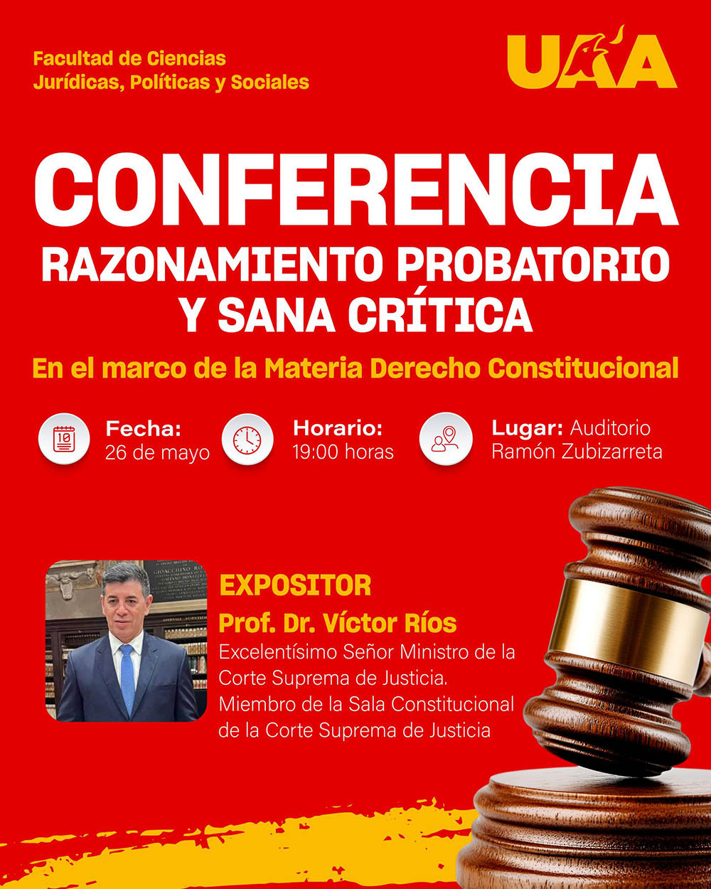 Conferencia: Razonamiento Probatorio y Sana Crítica