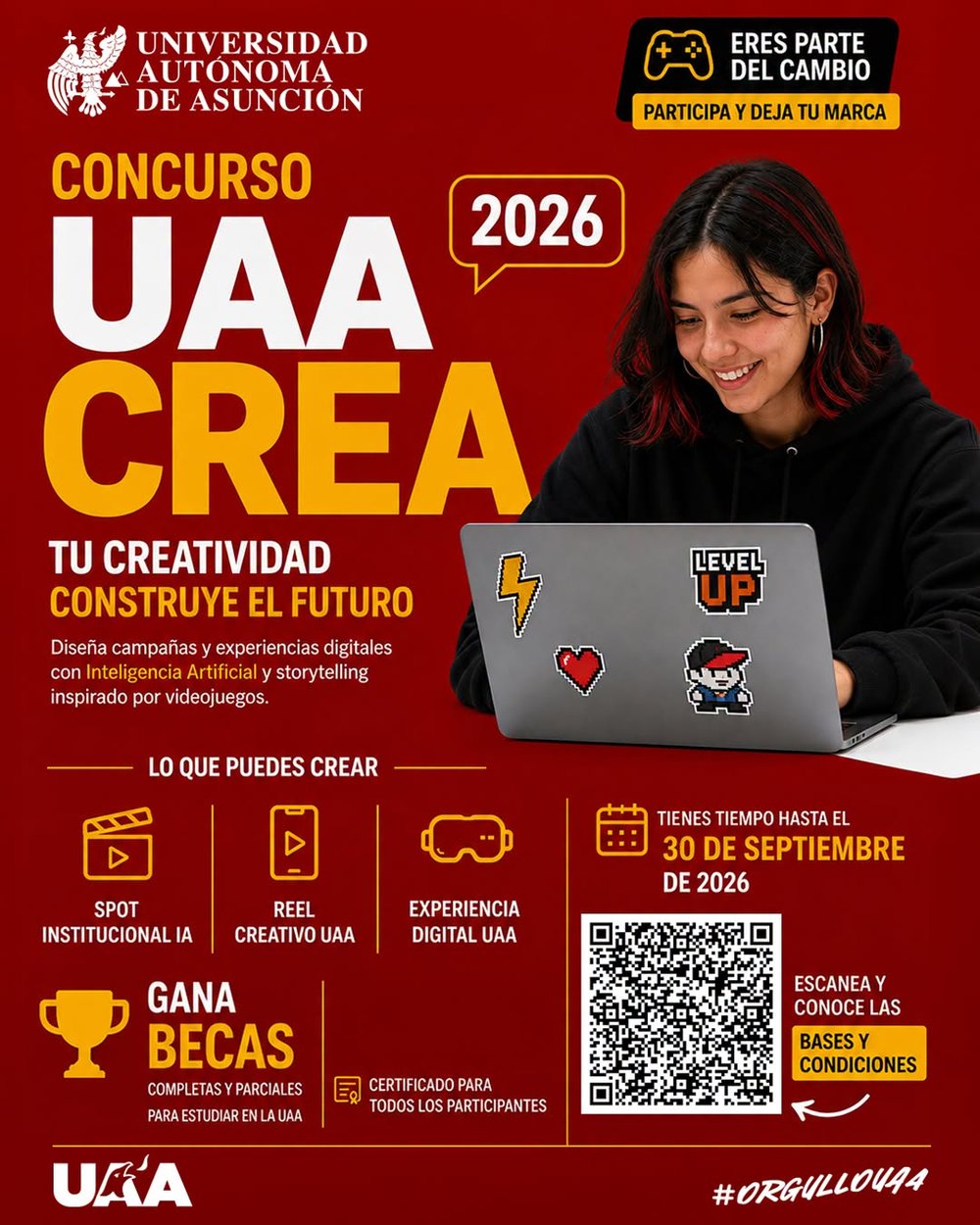 Concurso UAA Crea 2026: tu creatividad construye el futuro
