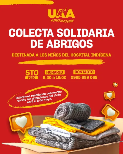 Colecta Solidaria de Abrigos