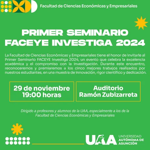 Primer Seminario - Faceye Investiga 2024