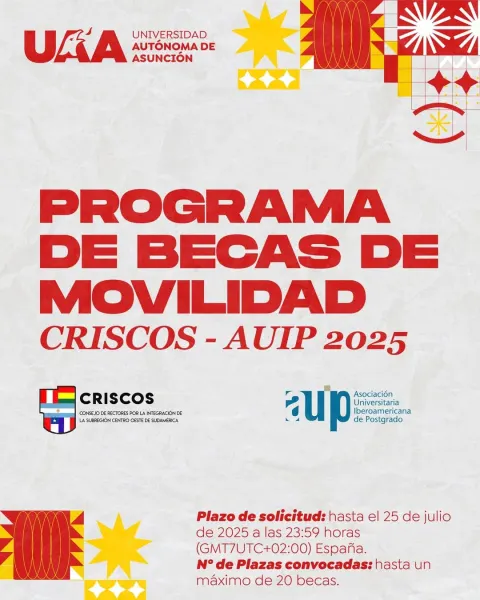 Becas de Movilidad CRISCOS – AUIP 2025