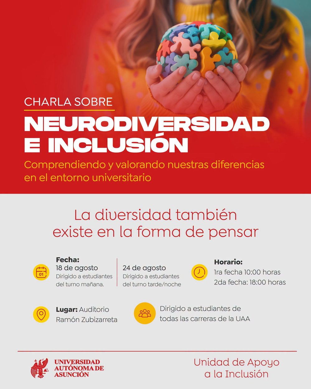 Charla sobre Neurodiversidad e Inclusi&oacute;n
