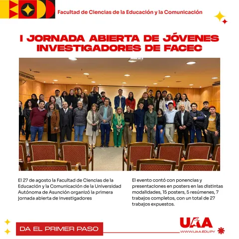 I Jornada Abierta de Jóvenes Investigadores de FACEC