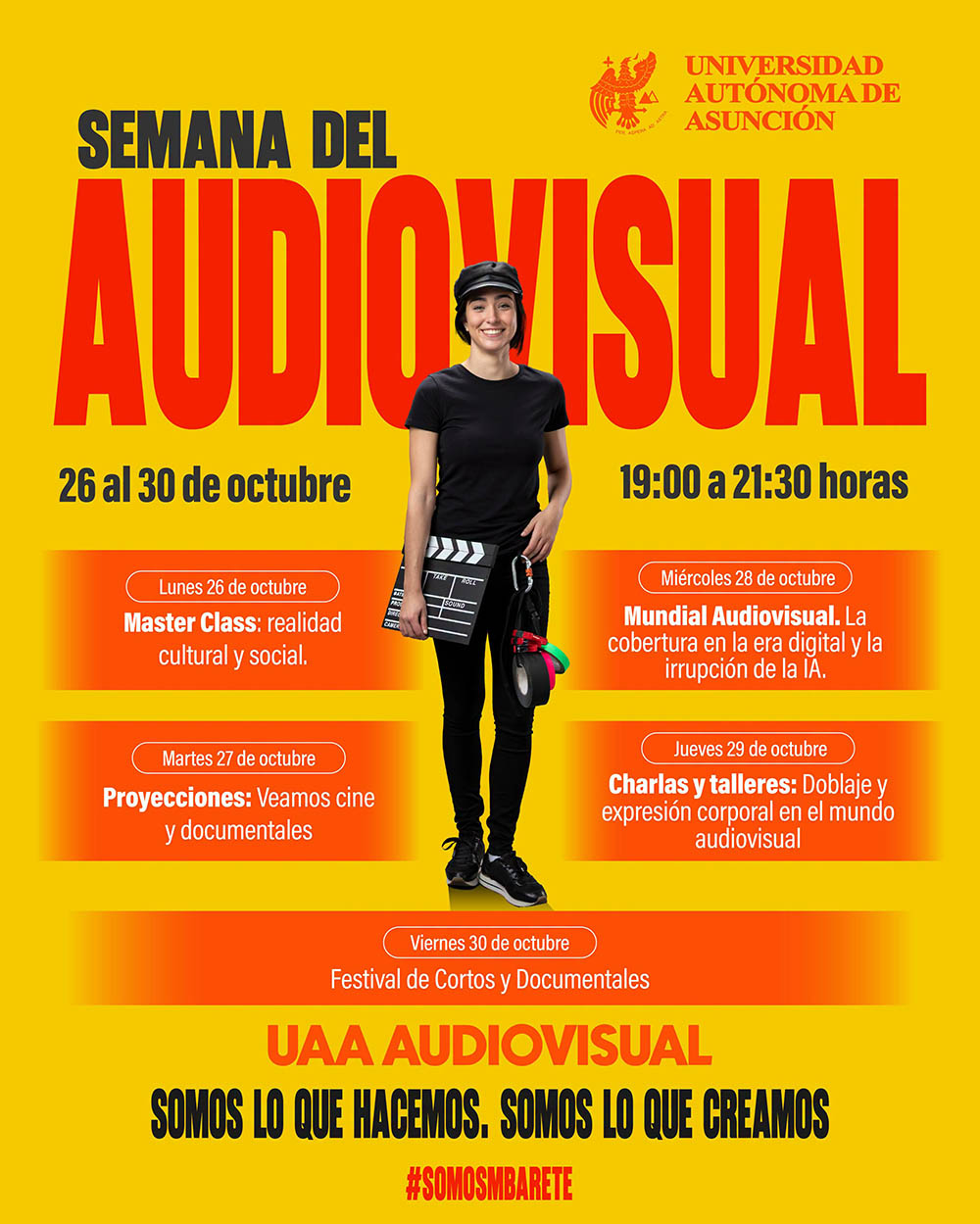 Semana del Audiovisual UAA: del 26 al 30 de octubre