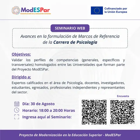 Avances en la formulación de Marcos de Referencia de la Carrera de Psicología