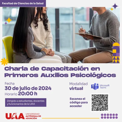 Charla de Capacitación en Primeros Auxilios Psicológicos