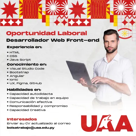 Oportunidad Laboral: Desarrollador Web Front-end