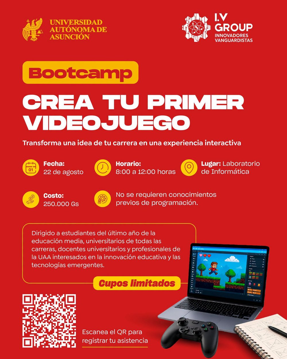 Bootcamp: Crea tu primer videojuego