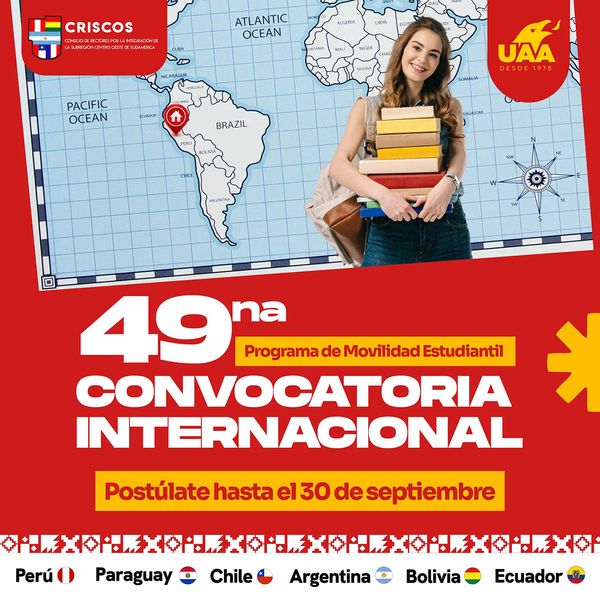 49na Convocatoria Internacional del Programa de Movilidad Estudiantil de UAA