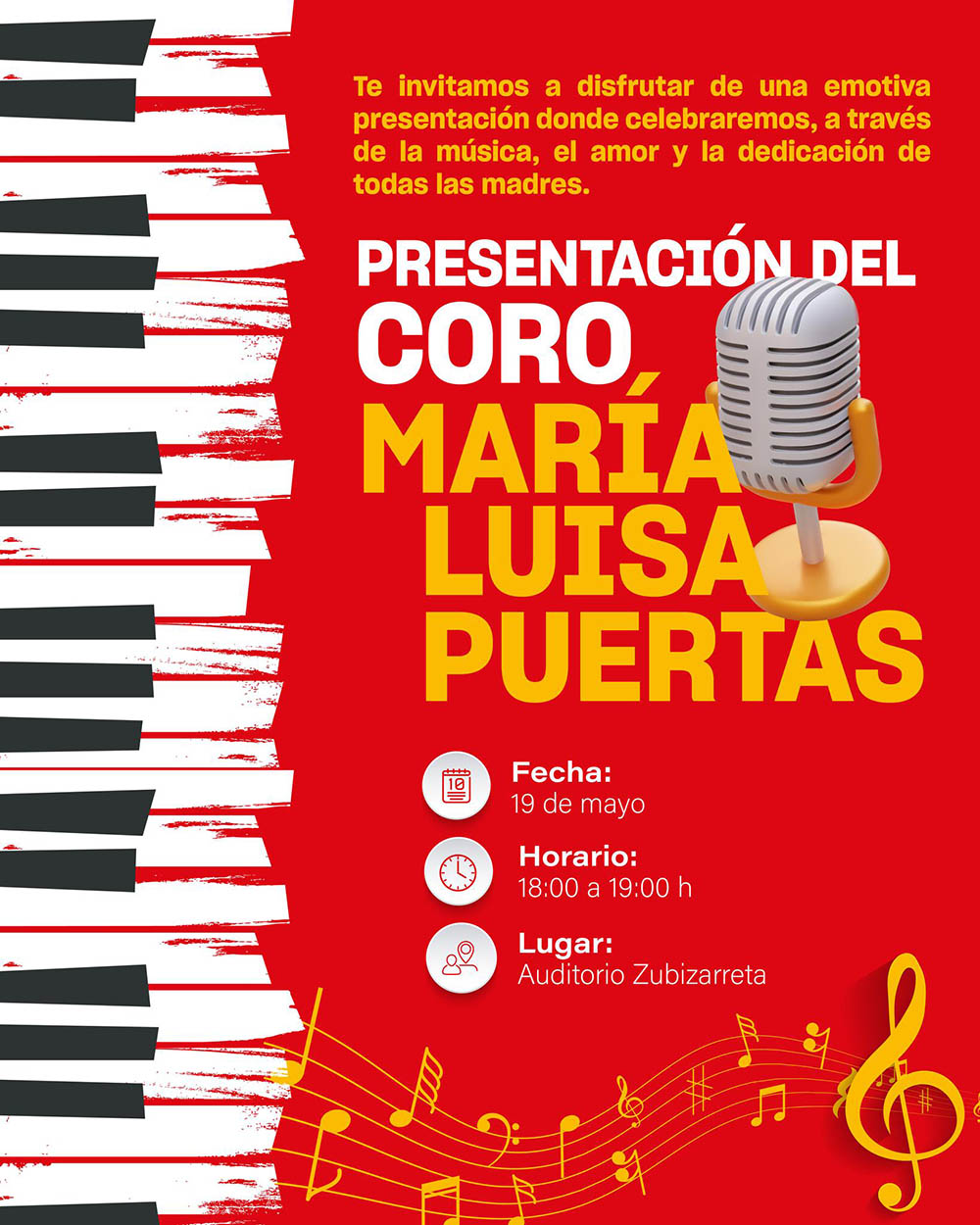 Presentación del Coro María Luisa Puertas