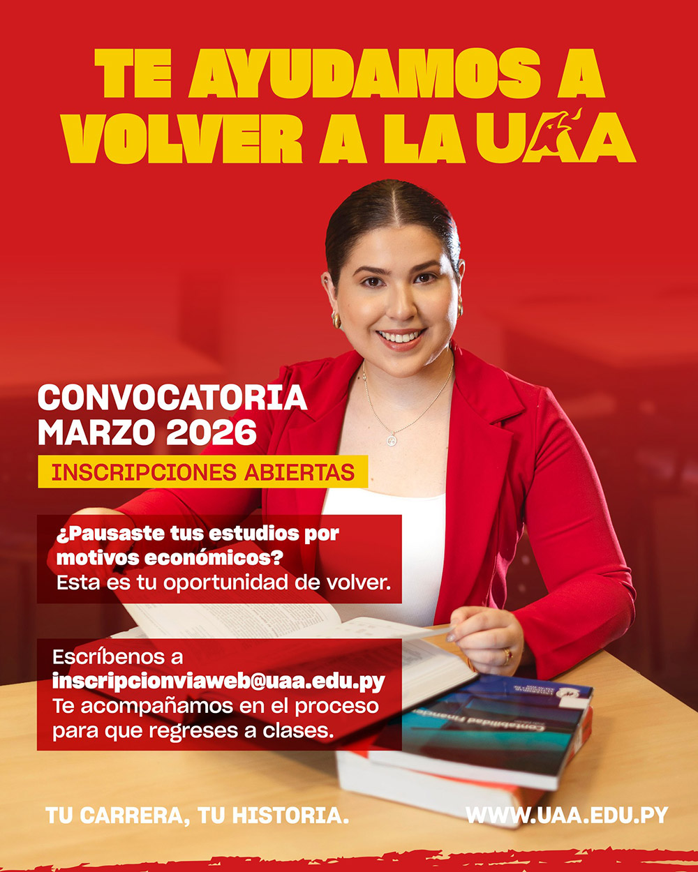 Te ayudamos a volver a la UAA