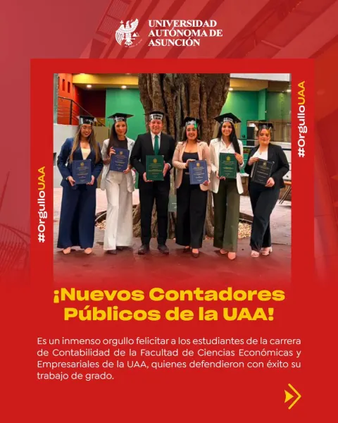 Nuevos Contadores Públicos de la UAA culminan con éxito su etapa académica