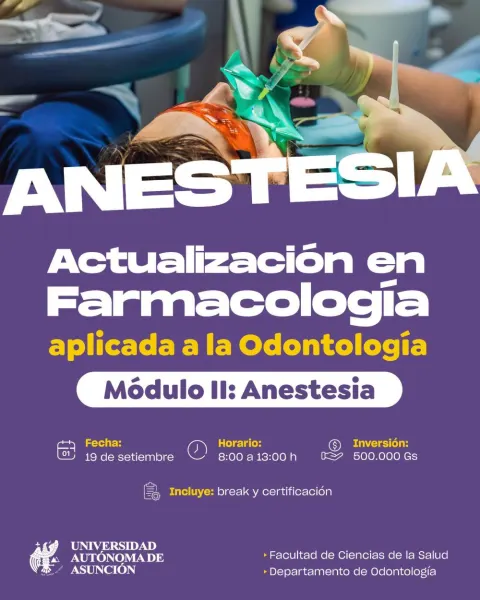 Actualización en Anestesia Odontológica