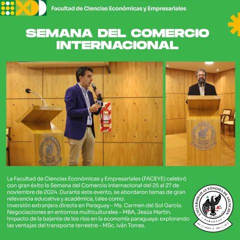 Se Realizó con Éxito la Semana del Comercio Internacional