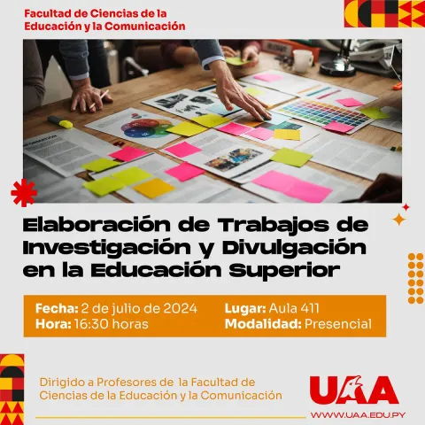 Taller: Elaboración de Trabajos de Investigación y Divulgación en la Educación Superior