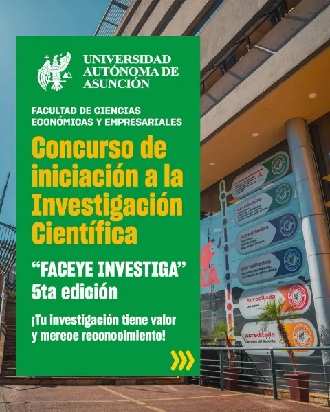 FACEYE INVESTIGA 2026: Concurso de iniciación a la investigación científica