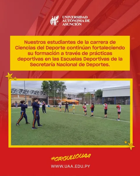 Estudiantes de Ciencias del Deporte fortalecen su formación en las Escuelas Deportivas de la Secretaría Nacional de Deportes