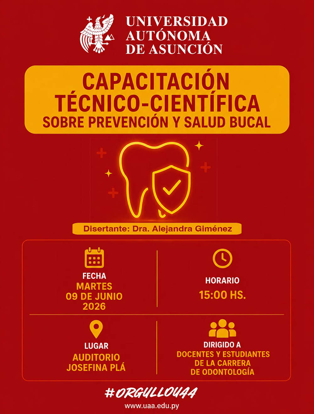 Capacitación sobre prevención y salud bucal