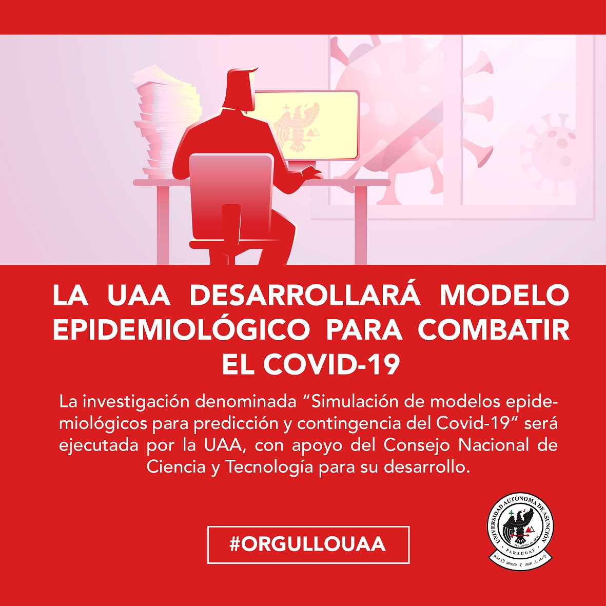 La UAA desarrollar&aacute; modelo epidemiol&oacute;gico para combatir el COVID-19 