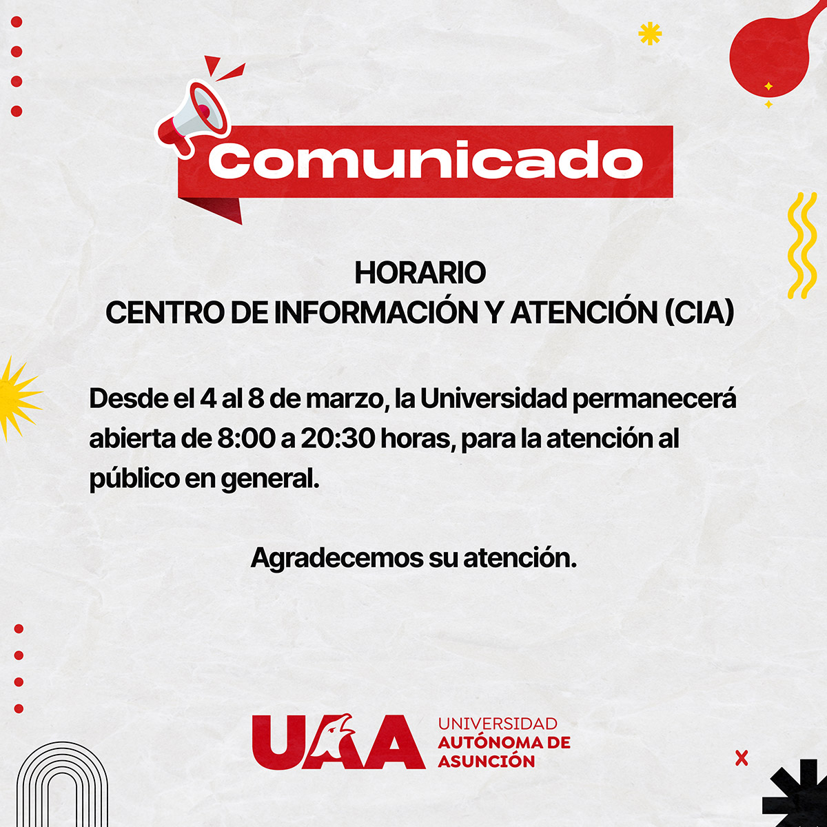 Atenci&oacute;n al alumno