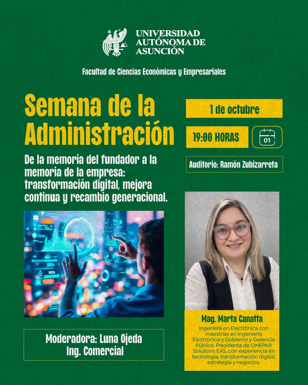 Semana de la Administración: de la memoria del fundador a la memoria de la empresa