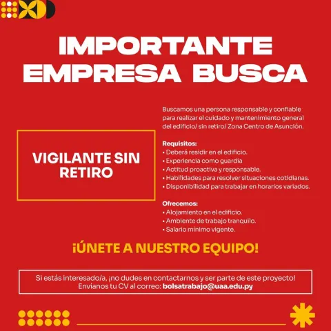 Vigilante Sin Retiro
