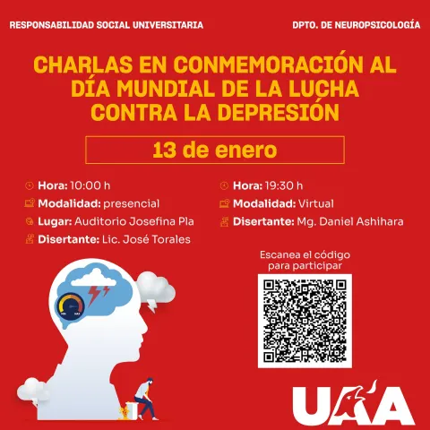 Charlas en Conmemoración al Día Mundial de la Lucha Contra la Depresión