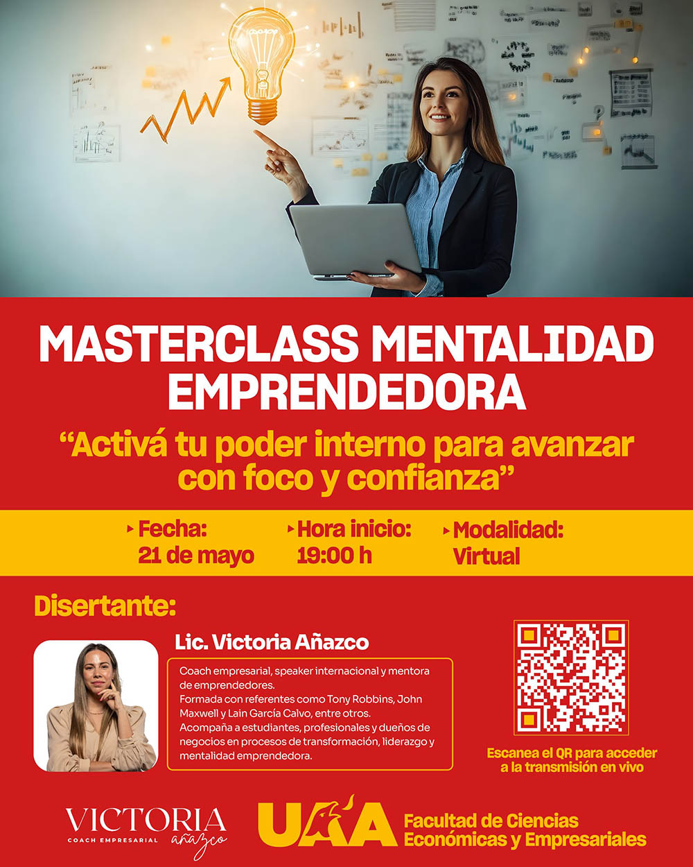 Masterclass Mentalidad Emprendedora