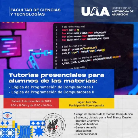 ¡Aprovecha las tutorías y refuerza tu conocimiento!