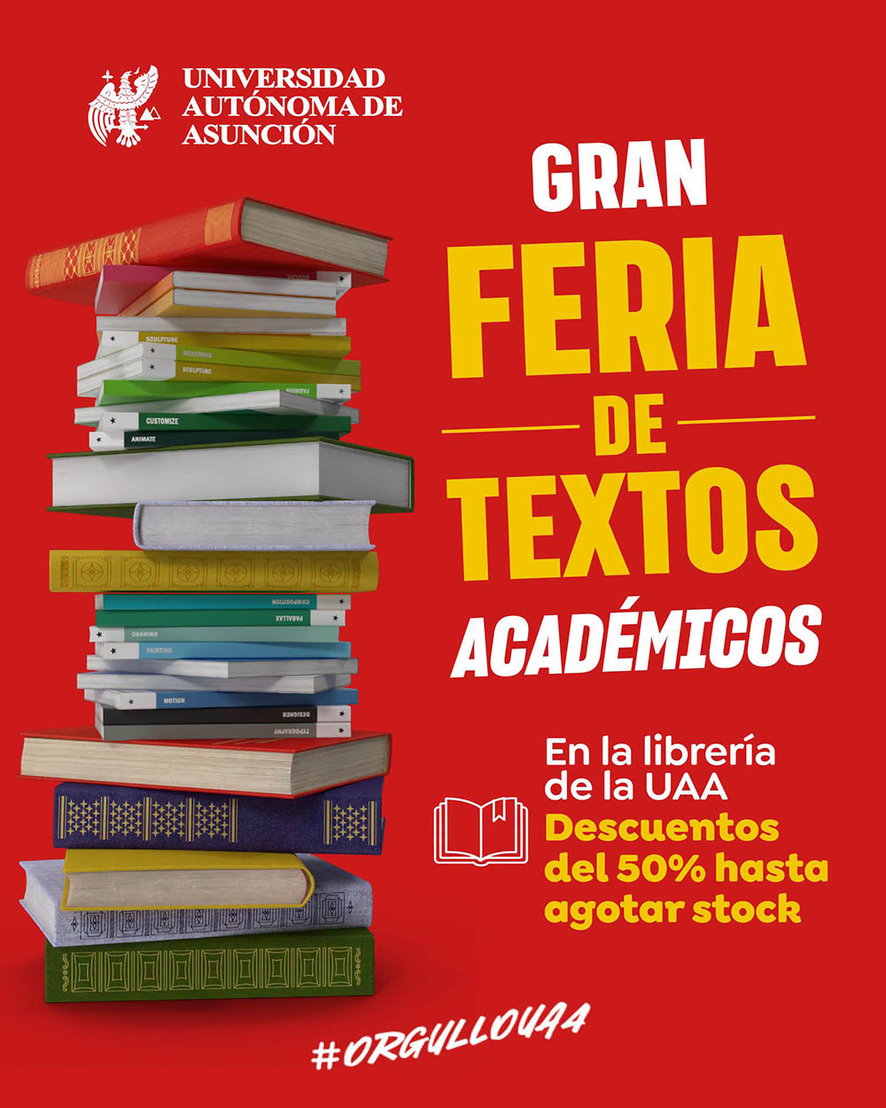 Gran Feria de Textos Acad&eacute;micos en la Librer&iacute;a UAA