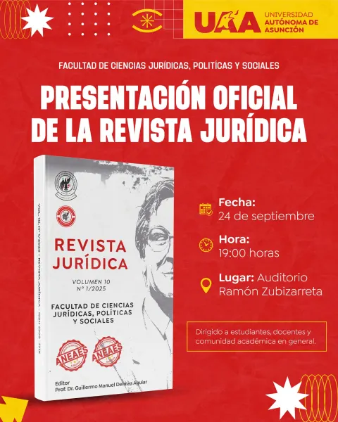 Presentación Oficial de la Revista Jurídica