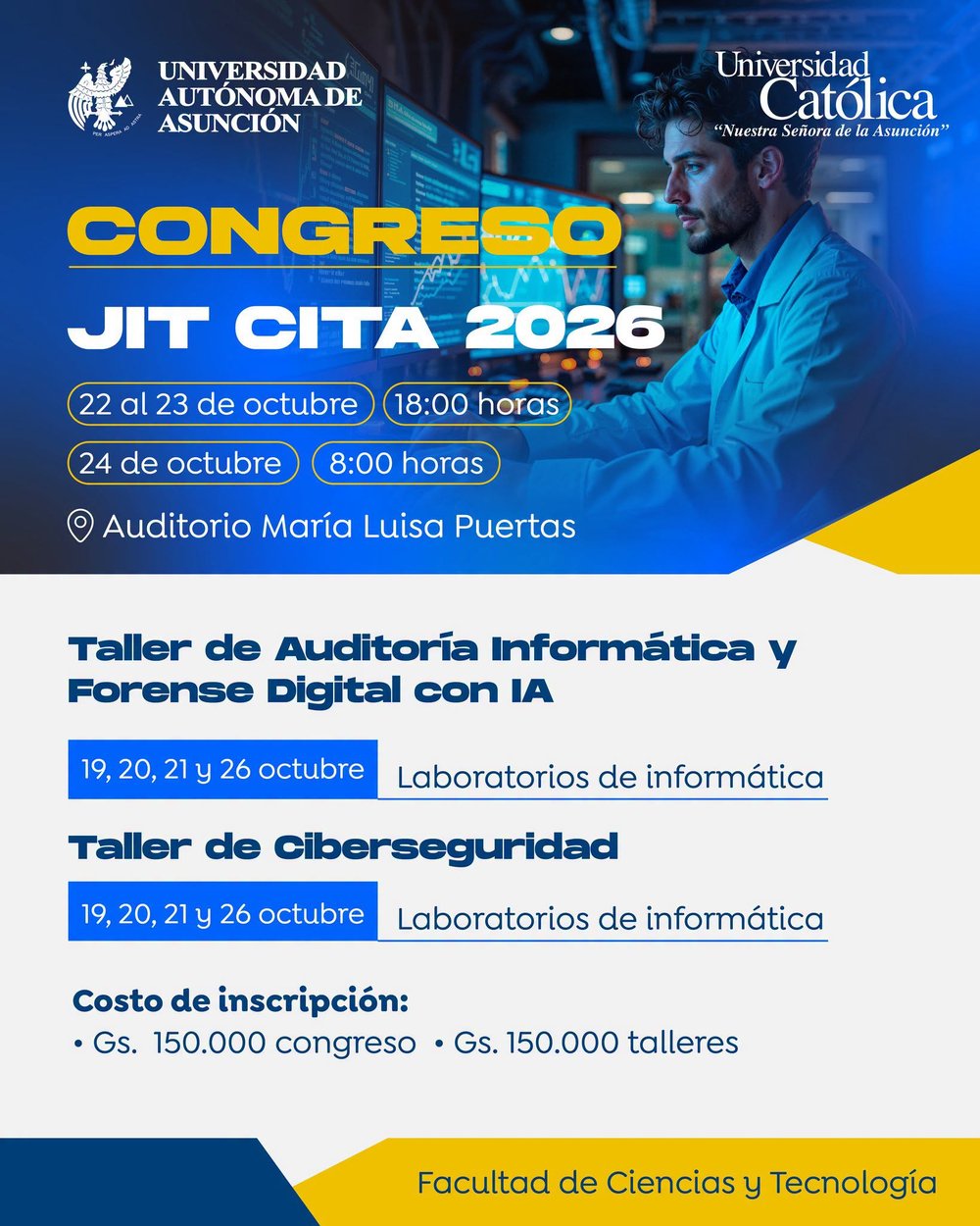 Afiche del Congreso JIT CITA 2026