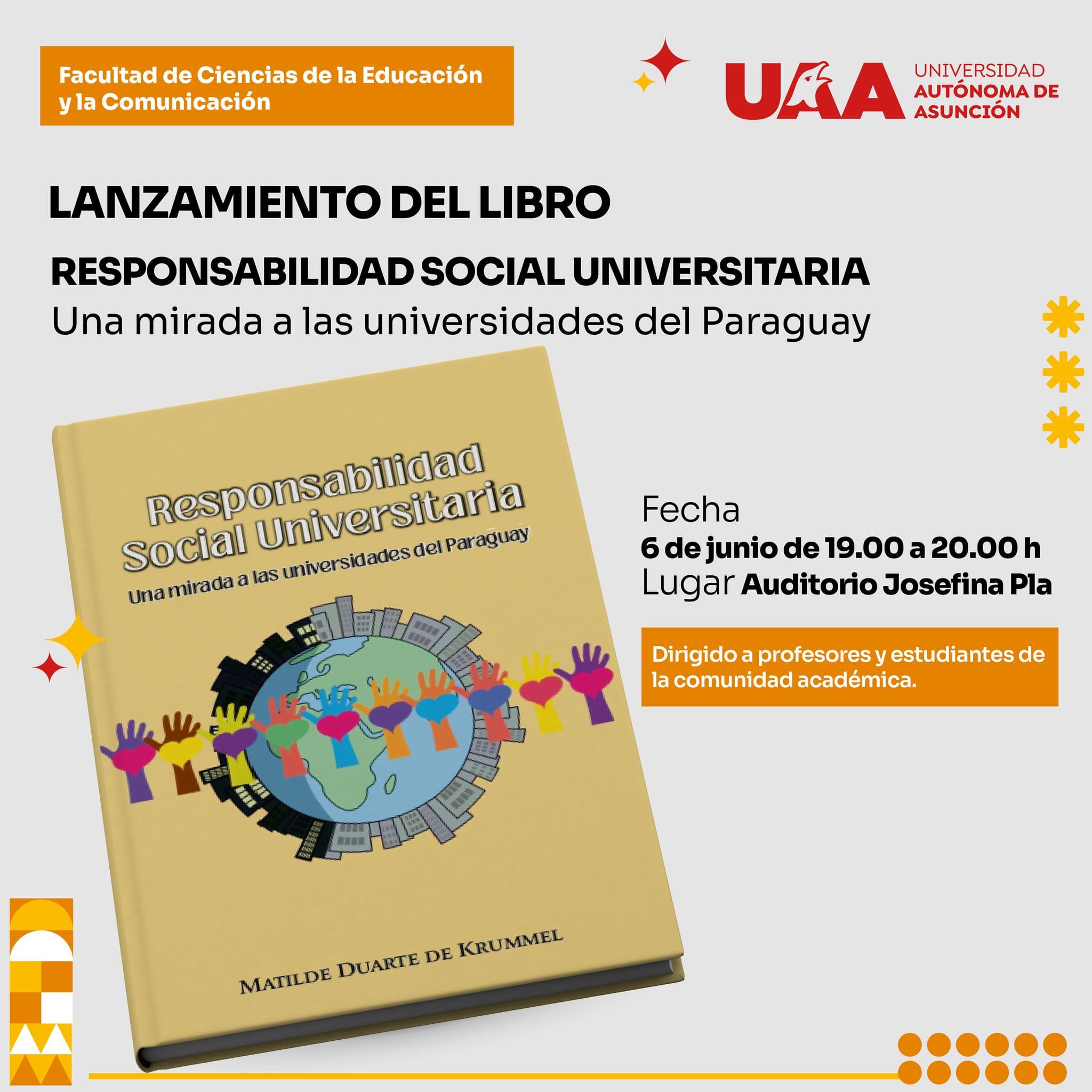 Lanzamiento del libro Responsabilidad Social Universitaria